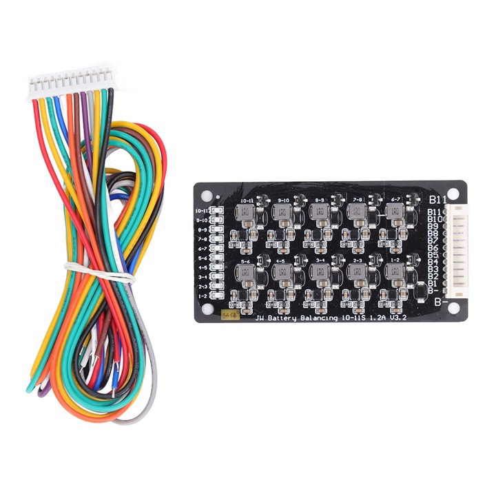 Enforose aktív akkumulátor kiegyenlítő, Li-ion NCM és LiFePO4 akkumulátorokhoz, 0.1A-1.2A, kompakt