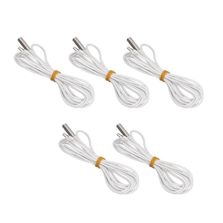 5 bucati cartus de incalzire din otel inoxidabil, sarma nichel-crom 70W, Enforose, pentru imprimanta 3D pentru Ender 3 24V 1M