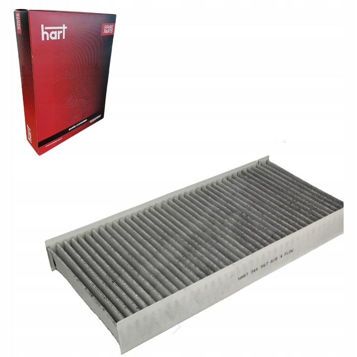 Hart kabinszűrő, 344 567, szellőzéshez, mérete 30x45cm