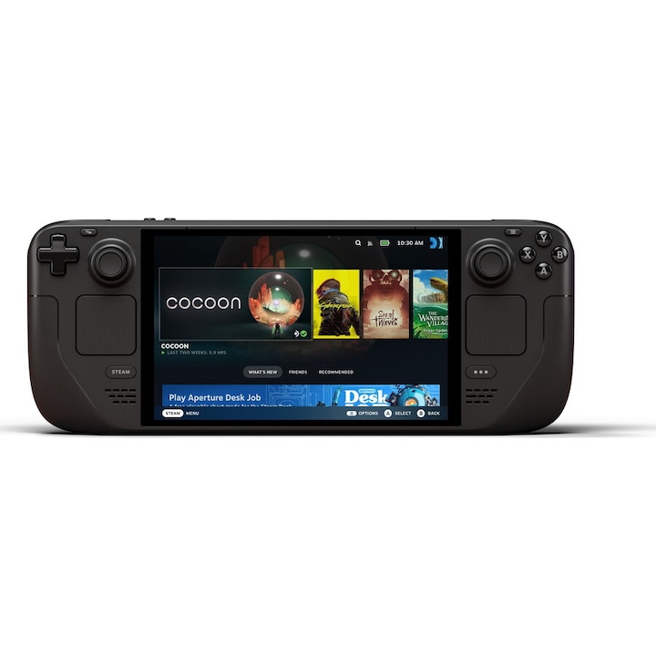 Consola gaming portabila Valve Steam Deck OLED 512GB SSD, 16GB RAM, 7.4 inch, 90 Hz, 1280 x 800 px, SteamOS 3.0, Negru