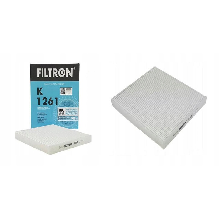 Филтър купе Filtron K 1261, 249x235mm, съвместим с Citroen Jumper II, Fiat Ducato, Opel Movano, Peugeot Boxer