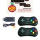 Конзола с 620 игри, безжична, HDMI, с 2 лоста и стик, преносима и компактна, размери на конзолата 9, 3 x 3 x 1 cm, работи на батерии, черна