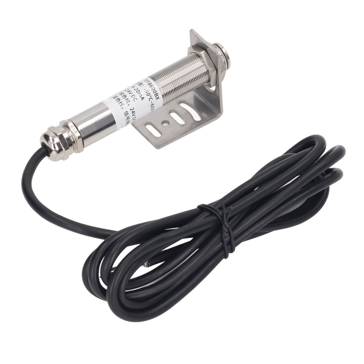 Senzor temperatura fara contact 20:1, sonda pentru metalurgie, masurare -50–600℃, DC24V