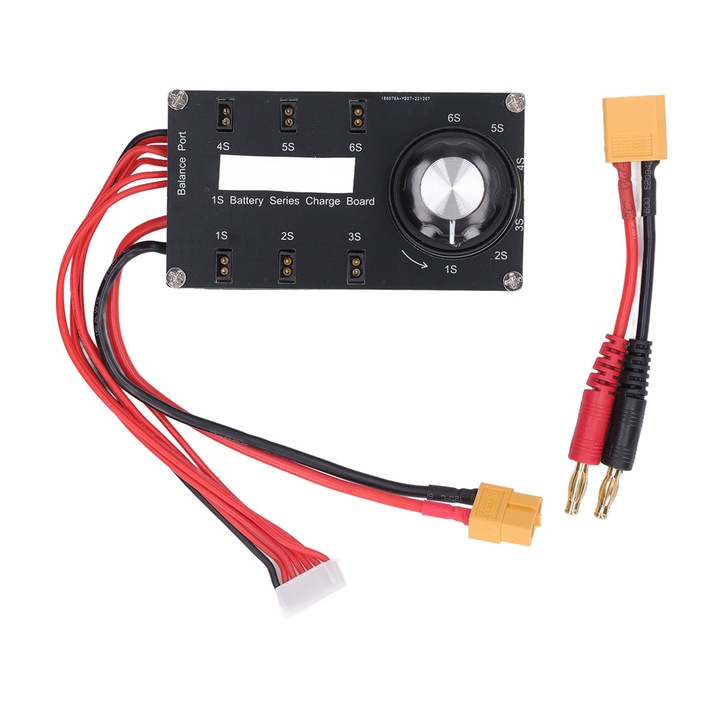 Балансираща платка за зареждане на батерии, Enforose, 1S GNB27, 6 батерии, компактна, ABS, PCB