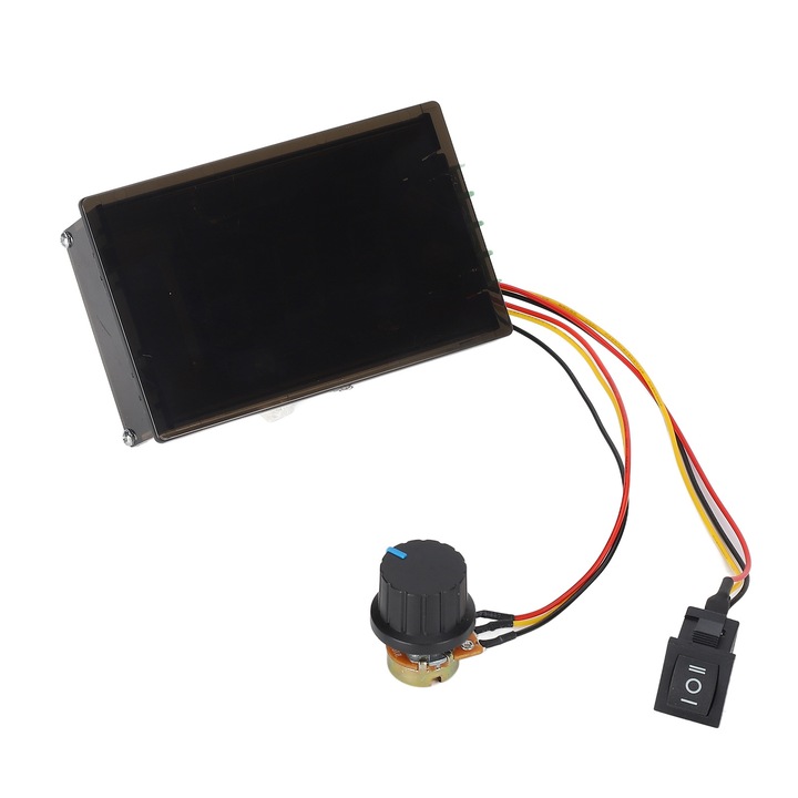Regulator de viteza motor PWM, Enforose, DC6-60V, 0-20A, control prin potentiometru pentru parti mecanice