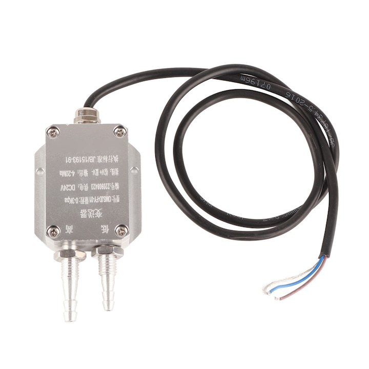 Transmitator de presiune a vantului 24VDC Senzor diferential de presiune de inalta precizie 0‑3Kpa OMSJD‑FY‑01 Enforose