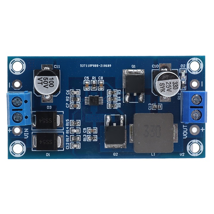 DC la DC Modul Buck 16‑36V Intrare 12V Iesire Regulator de tensiune Convertor Bord 6A 75W