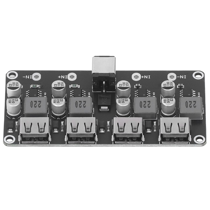 Convertor Buck Enforose 6-32V la 3-12V, 24W, protectie supratensiune, utilizare solara, incarcare rapida