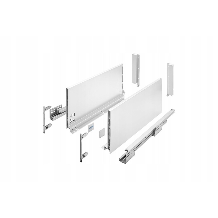 Sertar GTV Axis PRO alb Foarte Inalt 250 H199 L250 3D 199 Inchidere Silentioasa