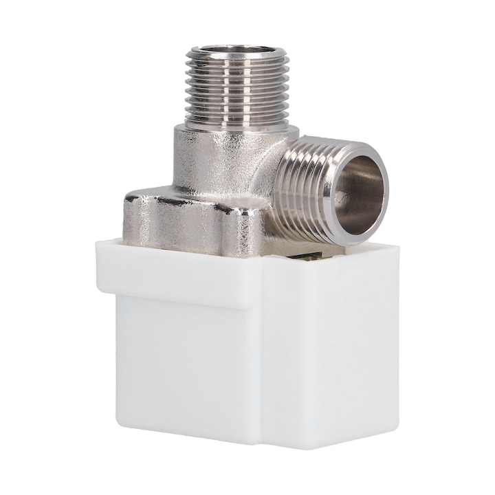 Електромагнитен клапан Enforose, бял + сребрист, 1/2 инча, за вода, работно налягане 0.02~0.8Mpa