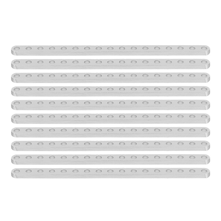 Alumíniumötvözet csatlakozó támaszték, Enforose, 10 db-os készlet, 4x8mm, beltéri és kültéri használatra