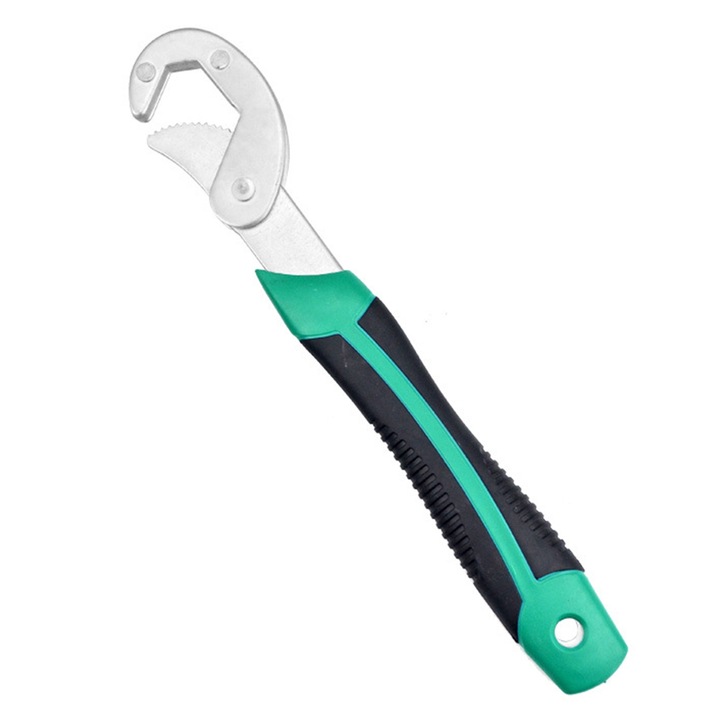 Set chei universale cu capete duble Enforose, otel carbon, manere TPR, 280mm, 30mm deschidere