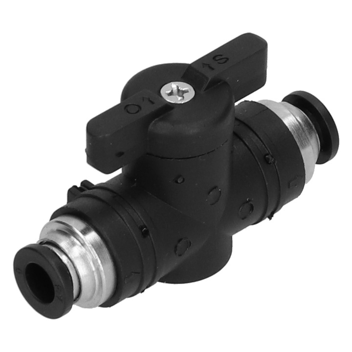 Supapa de control al debitului de aer, Enforose, 1/4in, plastic, cupru nichelat