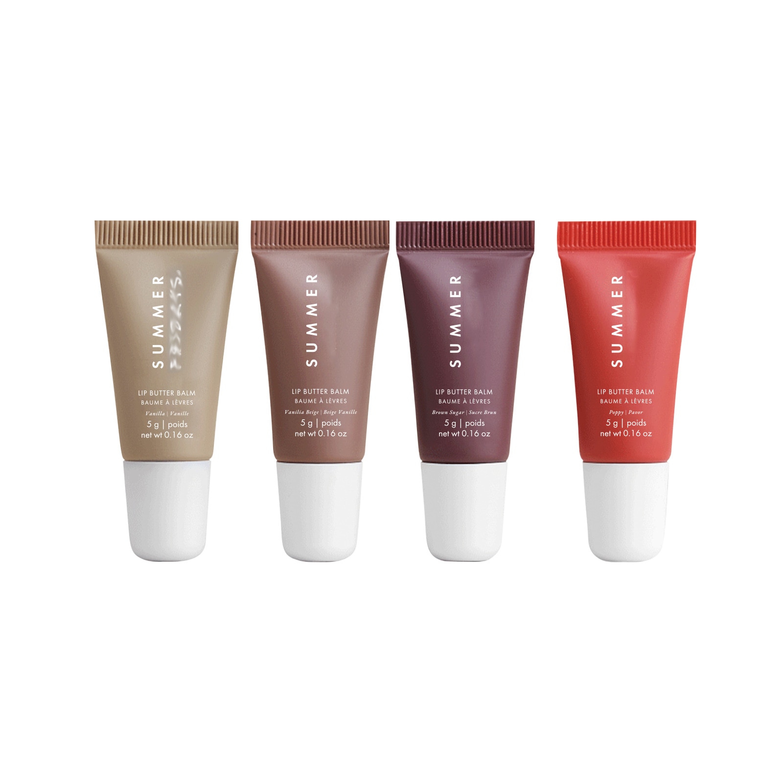 Set de 4 bucati Luciu de buze Summer Fridays The Mini Lip Butter