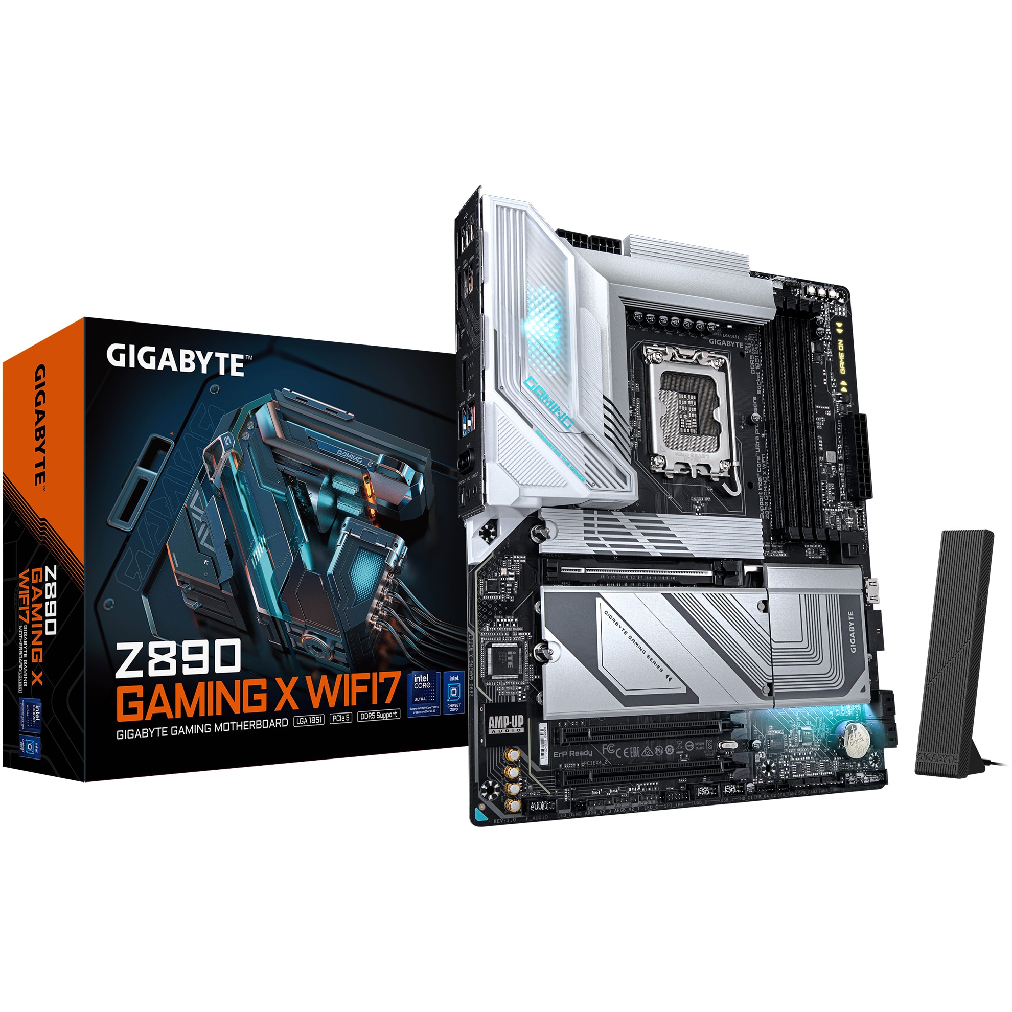 Placa de baza GIGABYTE Z890 GAMING X WIFI7, LGA1851, DDR5, BT, Wi