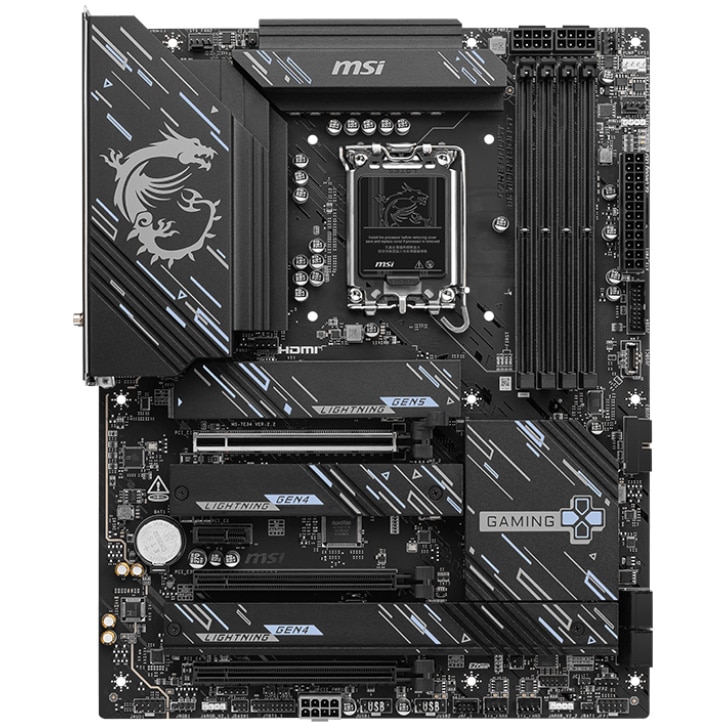 Placa de baza MSI Z890 GAMING PLUS WIFI, LGA1851, DDR5, ATX, Negru