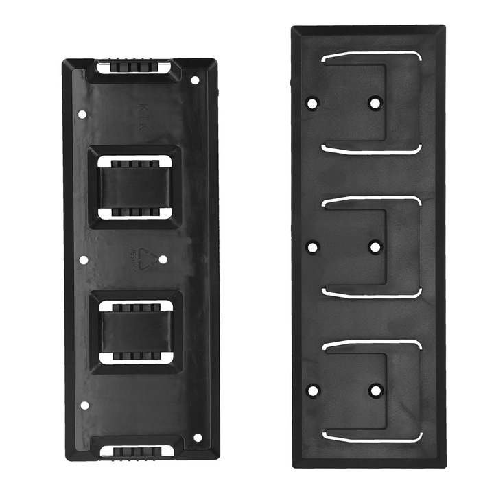 Set suport pentru baterii Bosch 14,4V/18V, Enforose, 3 orificii, negru
