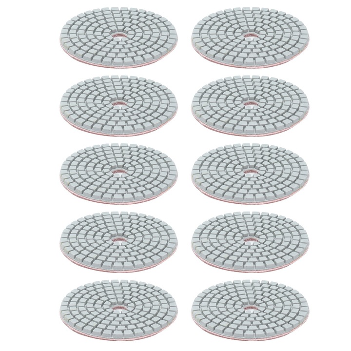 10 db gyémánt nedves csiszolótárcsa készlet, Jormftte, 80 mm, gránithoz és márványhoz