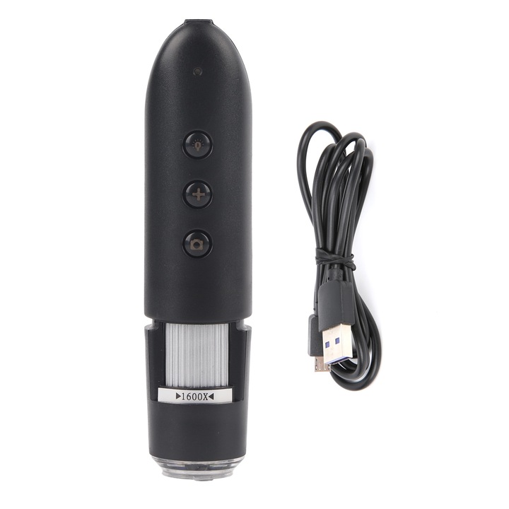 Цифров микроскоп Wifi, Enforose, акумулаторен, преносим, USB, HD инспекционна камера DC 5VWIFI1600X