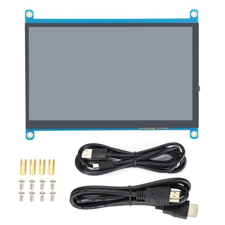 Monitor cu iluminare de fundal a ecranului de afisare de 7 inci pentru Raspberry Pi Drive