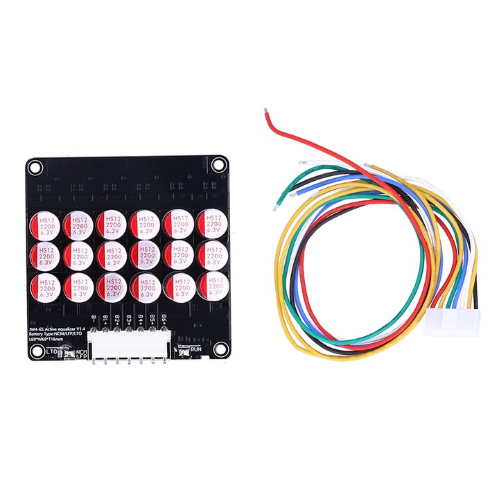 Equalizator activ pentru baterii NCM/LFP/LTO, Enforose, 0-5.5A, 8V-2V, set complet