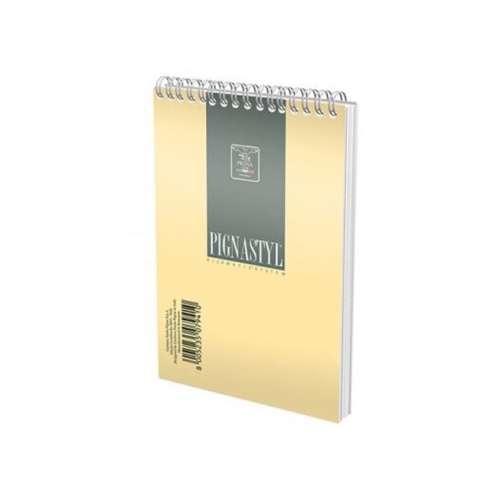 Spirálfüzet A5, 60 oldal, 60 g/m², dictando, Pignastyl