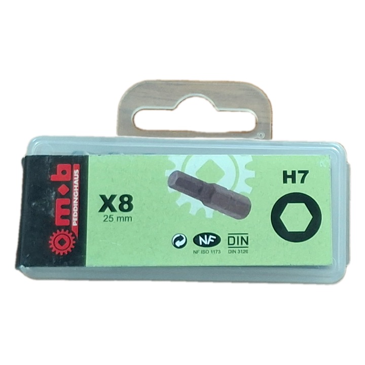 Set 8 bituri MOB pentru locas hexagonal H7