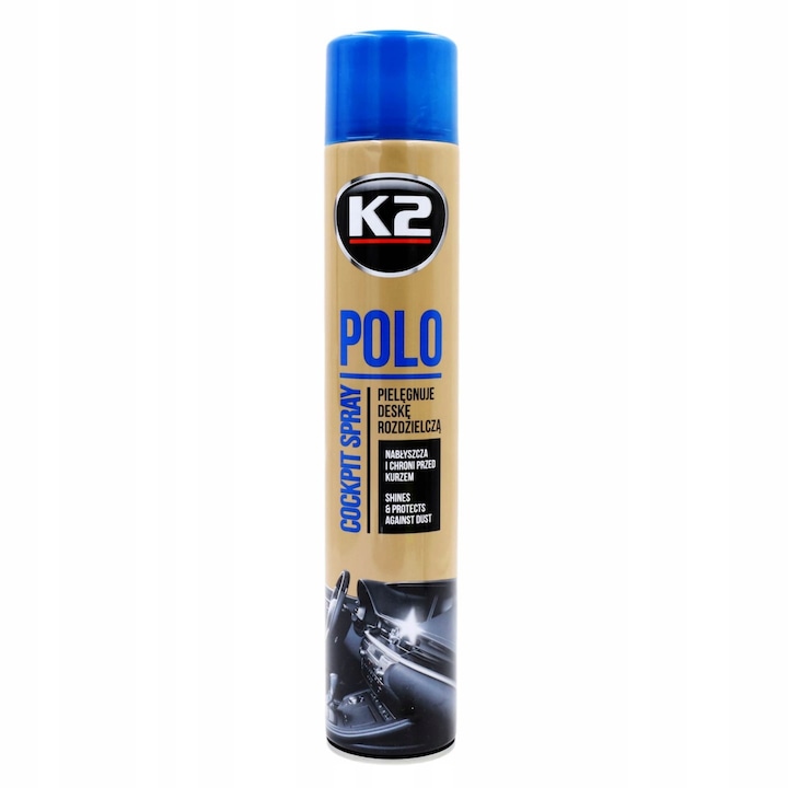 Solutie pentru intretinerea bordului auto K2 Polo Cockpit, 750ml, lavanda, antistatic
