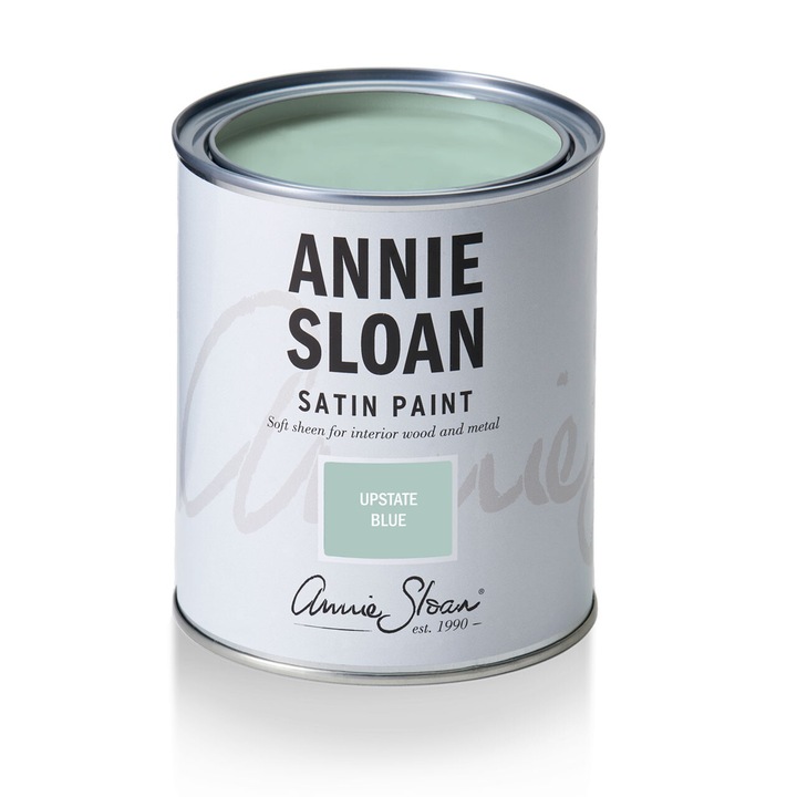 Vopsea Annie Sloan Satin Paint Upstate Blue 750 ml