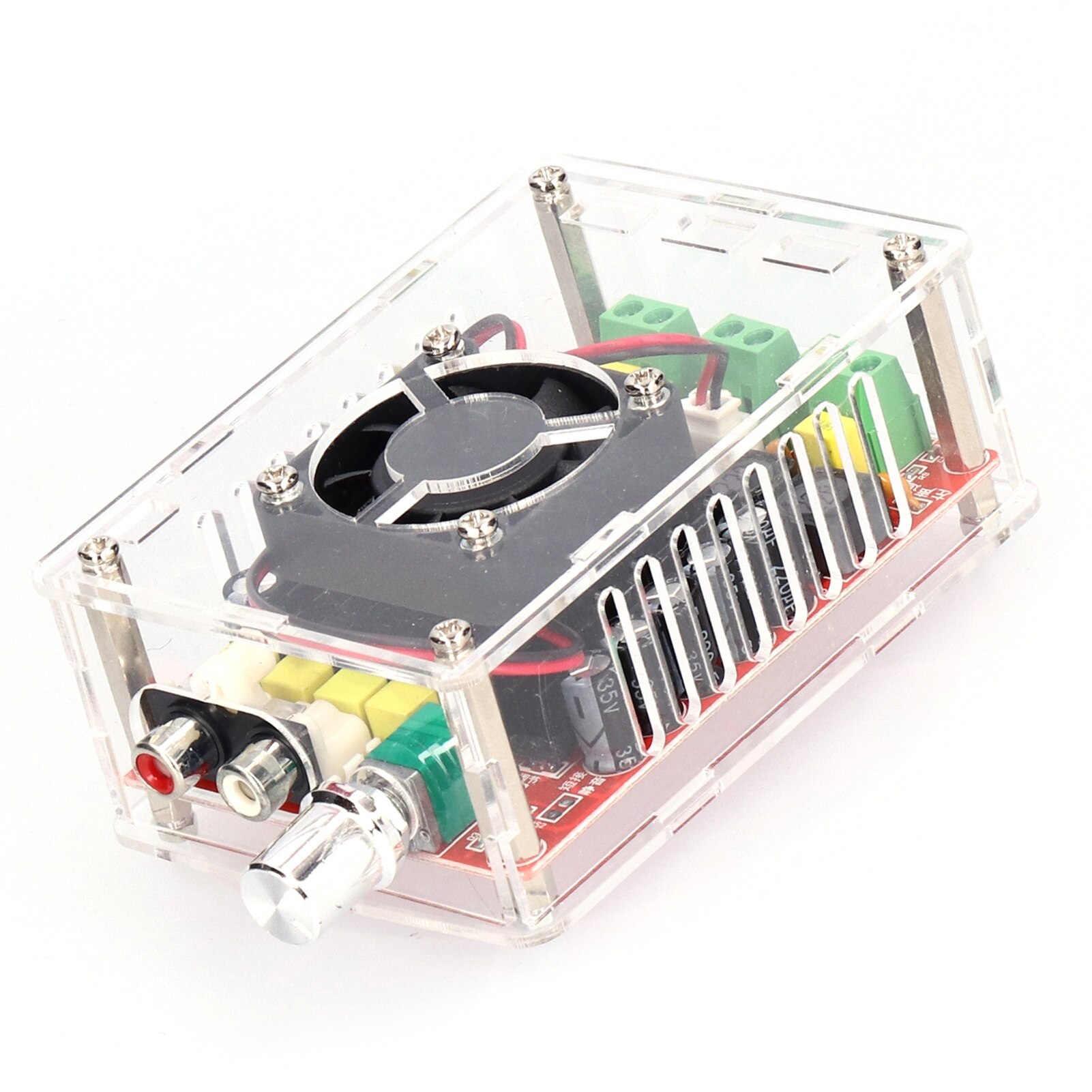 Placa amplificatoare audio, 100Wx2, DC9-34V, plastic - eMAG.ro