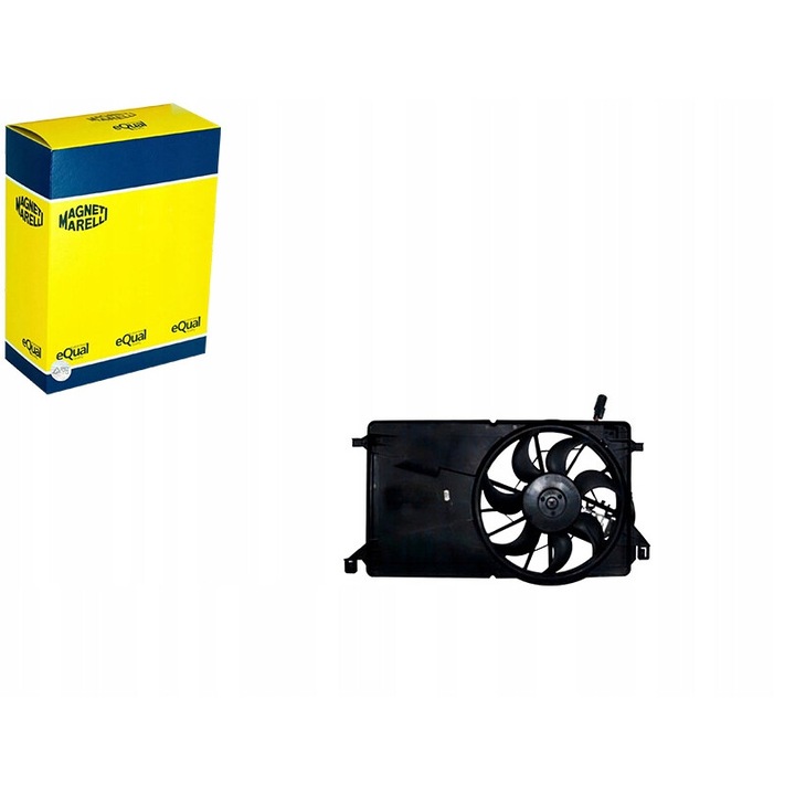 Motor hűtőventilátor, Magneti Marelli, Ford C-MAX, FOCUS C-MAX, FOCUS II, 1.6-2.0 LPG, 12V, 336W, 390.5mm
