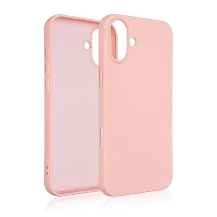 Beline telefontok, szilikon, rozéarany, iPhone 16, 6.1"-es készülékhez