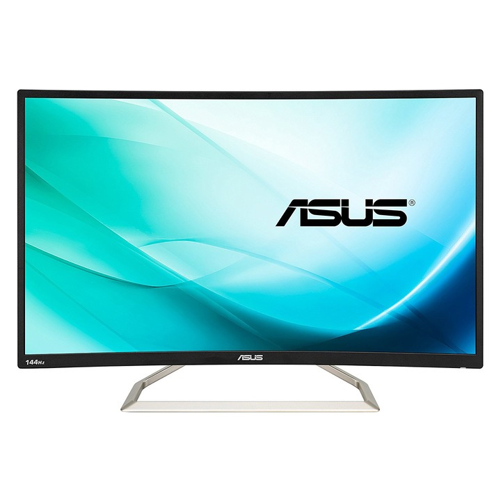 Монитор ASUS 31.5", Gaming, VA LED, Full HD, VGA, DVI, HDMI, Черен, VA326H