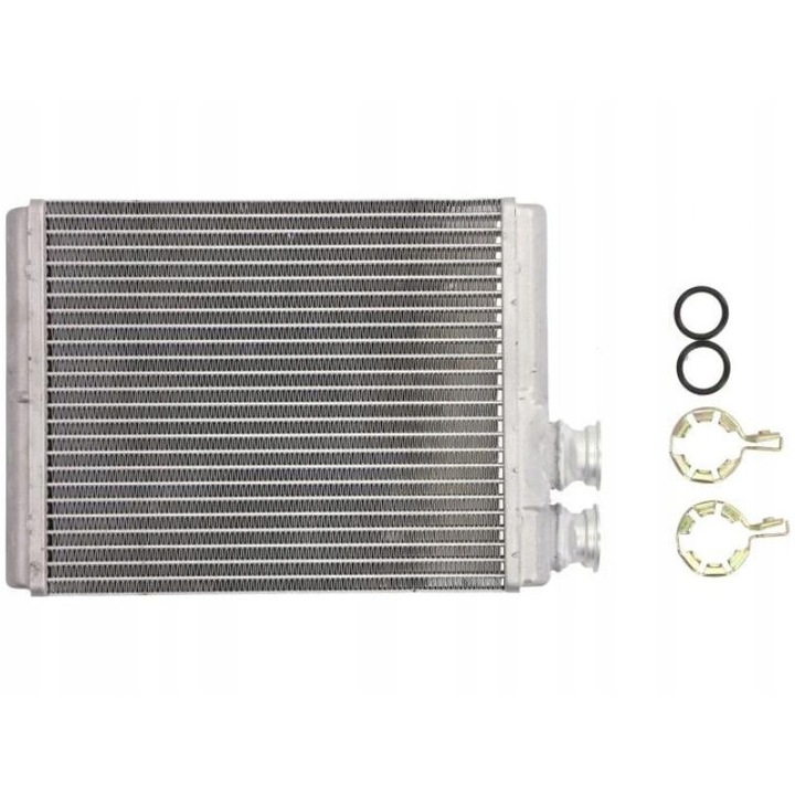 NRF 54359 klímaradiátor, 155x180mm, kábel nélkül, Citroen C3/DS3/C4 Cactushoz