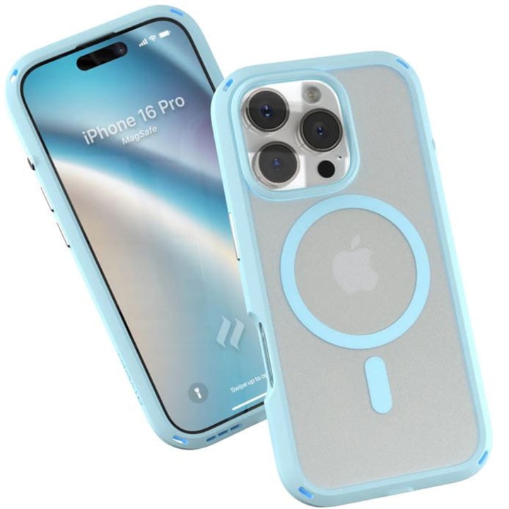 Калъф, Catalyst Influence Case Mag за iPhone 16 Pro, Прозрачно синьо