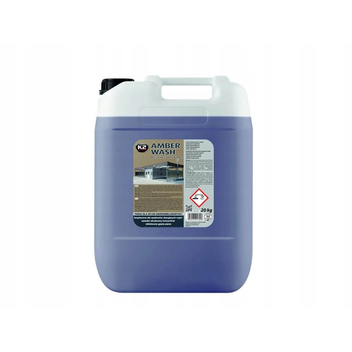 Sampon K2 Amber Wash, concentrat, spuma activa pentru spalarea auto, 20KG