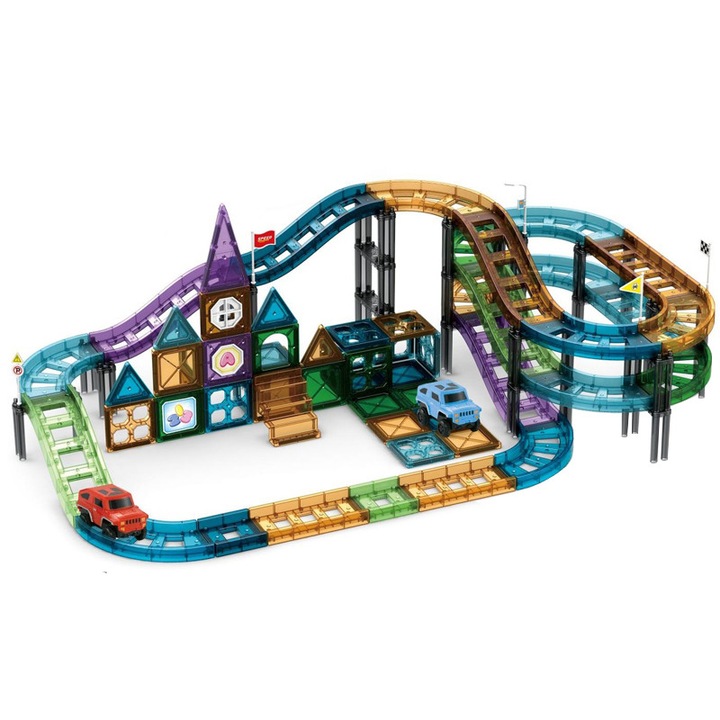 Set de constructie, STEM, 96 Piese, Multicolor, 3-12ani