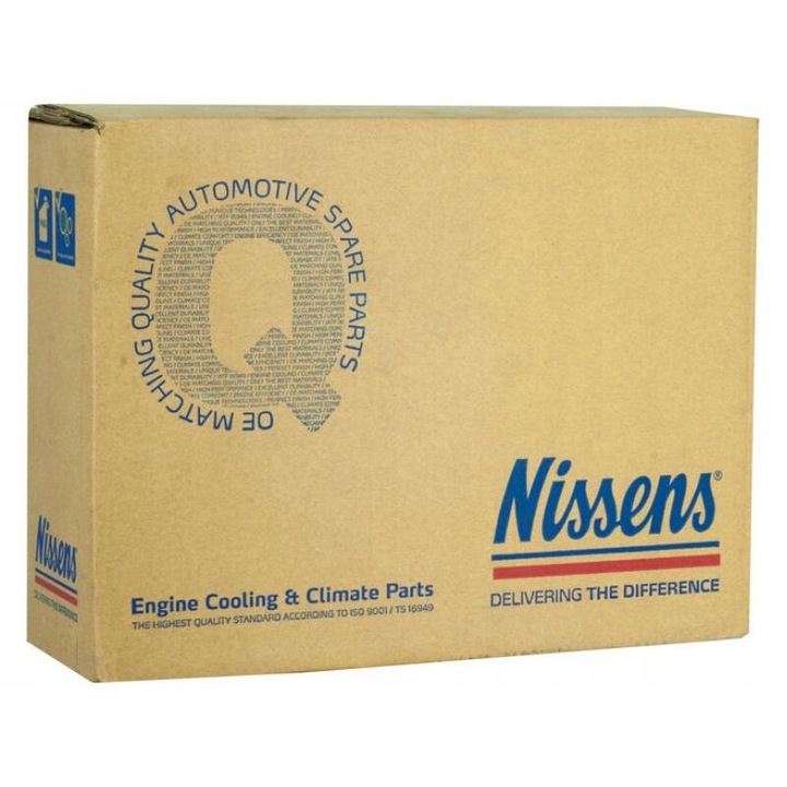 Radiator ulei NISSENS 90971 pentru Ford B-MAX, C-MAX, Eco Sport, Fiesta VI, Focus III, Mondeo V, Transit, aluminiu, 45x96x133mm