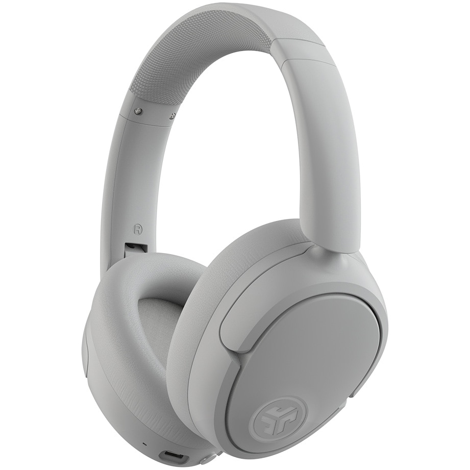 Casti Over-Ear JLAB JBuds Lux ANC, Wireless, Bluetooth, Multipoint, Smart ANC, Autonomie 70 ore, White