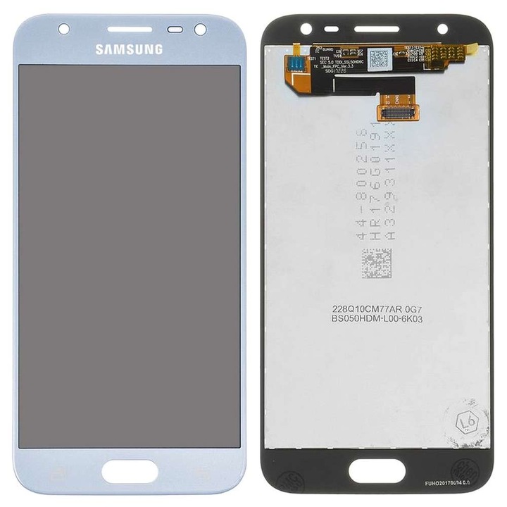 Display compatibil cu Samsung Galaxy J3 2017 J330 J330F Display compatibil cu TFT AAA Blue Albastru