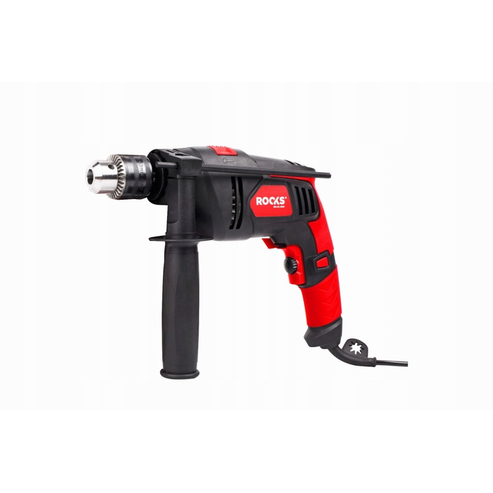 Ütvefúró, ROOKS 650 W, 1,5-13 mm, 0-2300 RPM, 2 m kábel