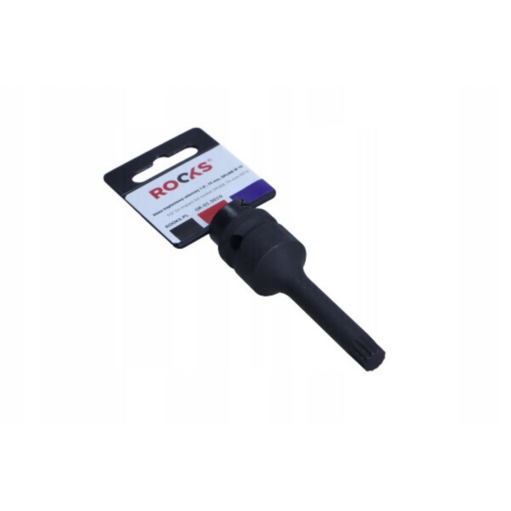 Cheie 1/2, ROOKS, 75mm, Spline M10, otel, argintiu