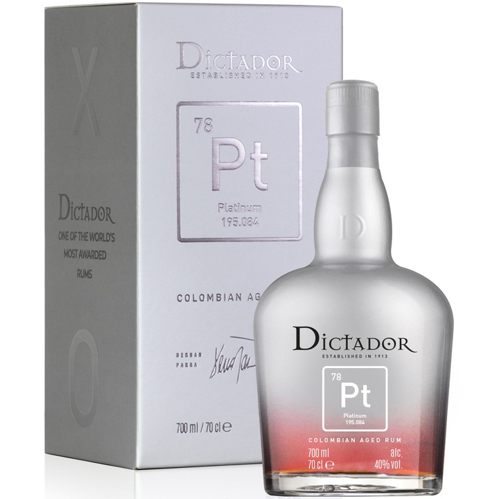 Rom Dictador Platinum, 40%, 0.7L, A.I.
