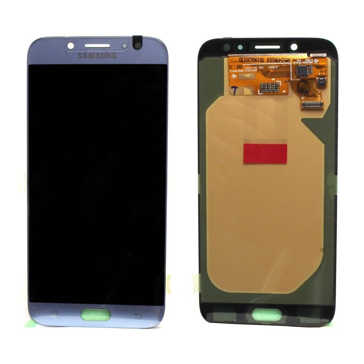 Дисплей, съвместим със Samsung Galaxy J7 2017 J730 Дисплей, съвместим със Service Pack Blue Blue