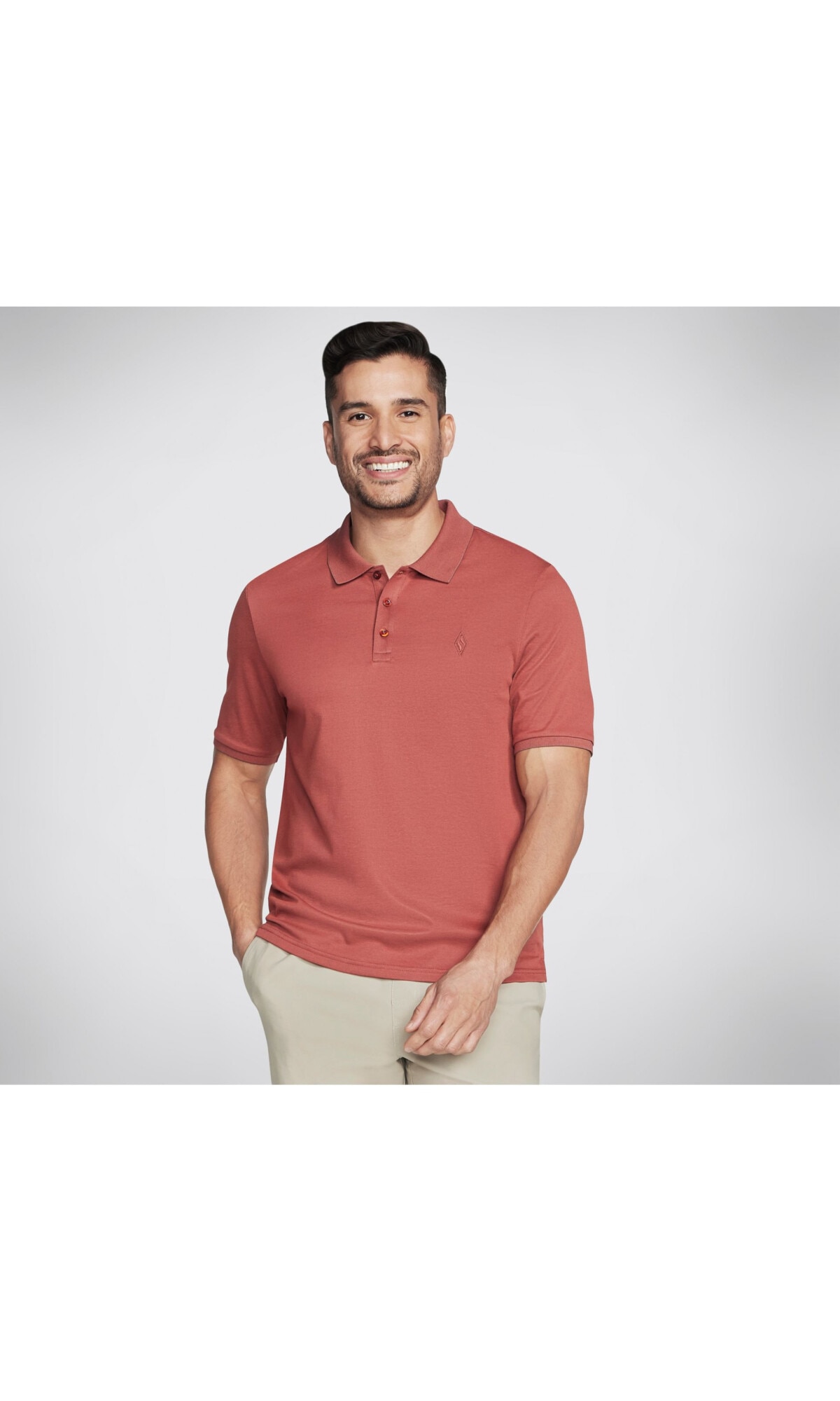 Tricou pentru barbati, Skechers, 3392300, Bumbac, Maro, M INTL
