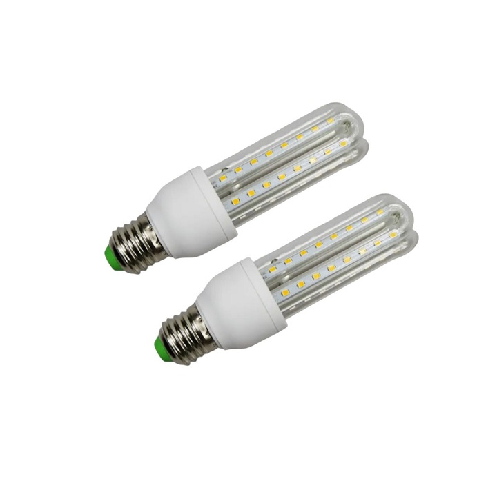 2 db gazdaságos LED izzó készlet 12W (E27), BZRSH, alacsony energiafogyasztás