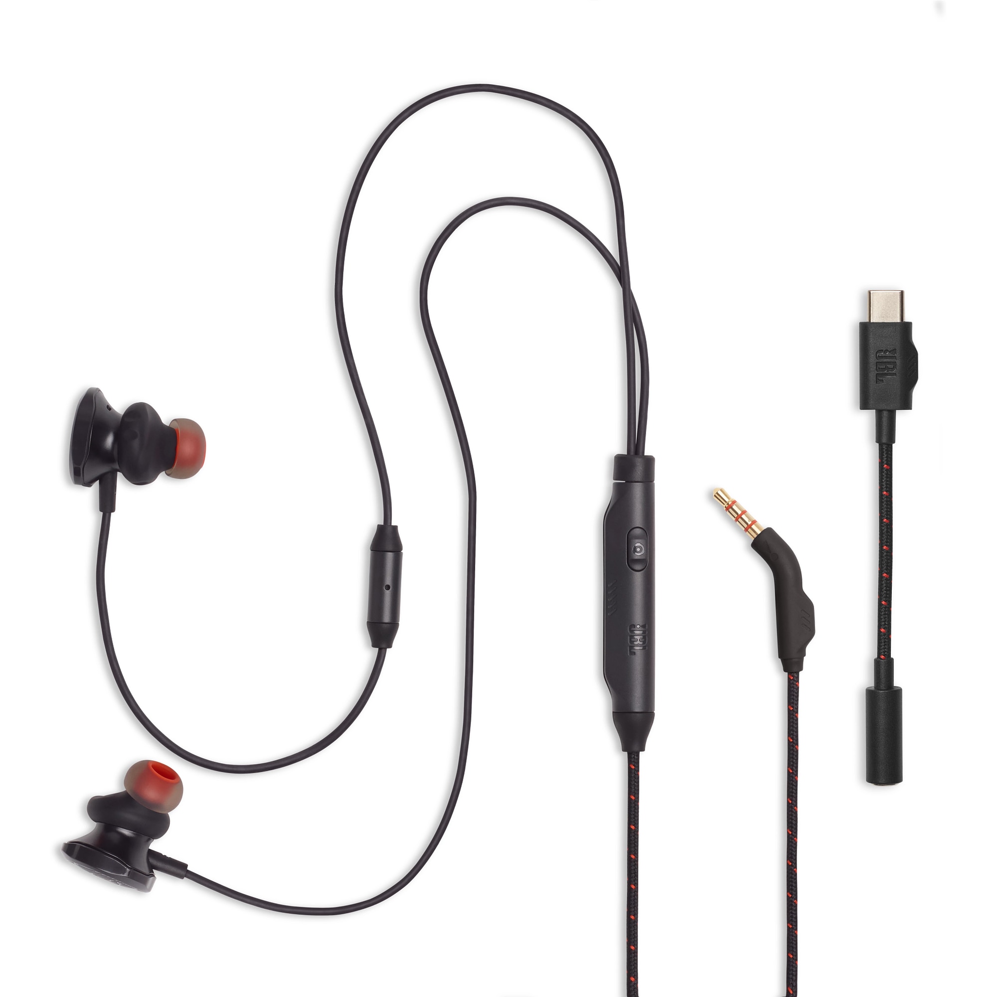 Casti gaming JBL Quantum 50C, USB-C, negru