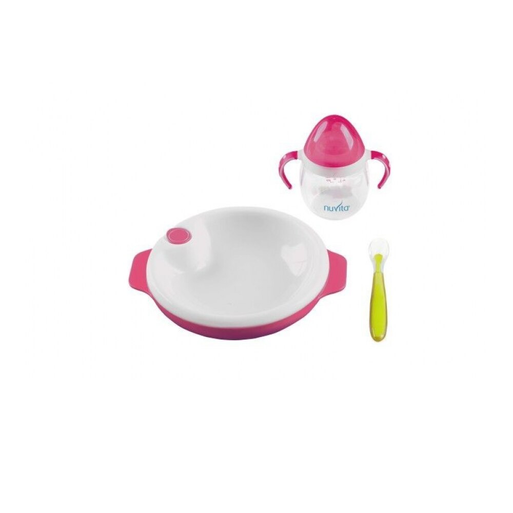 Nuvita Set de masa pink + 6 luni 1491