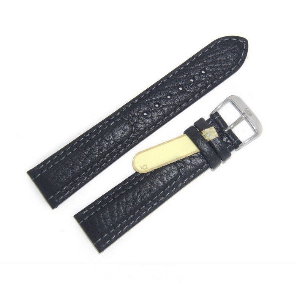 Curea de ceas Di-Modell Siena 1065-10242, 24mm, negru , catarama argintie