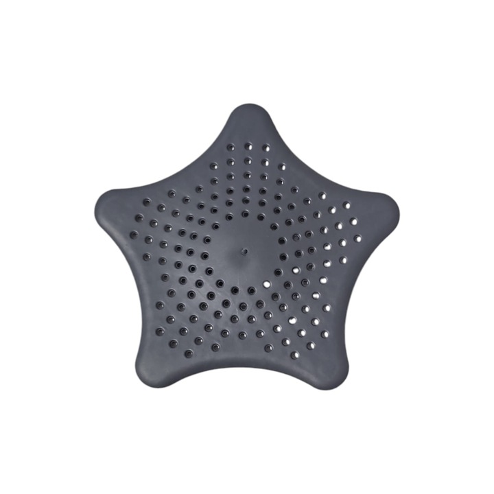 Sita din Silicon pentru Protectie Anti Infundare Scurgere Sifon Chiuveta, Cada, Pardoseala, Baie sau Bucatarie, Seluta GRI